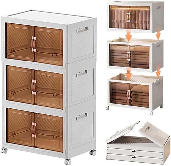 Skrzynka do przechowywania 3 przegrody 60 cm organizer na narzędzia PAIDE P
