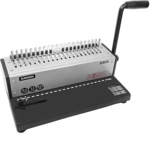 Bindownica grzebieniowa RAYSON SD-1201, 21 otworów, 200 arkuszy, Nie zestaw