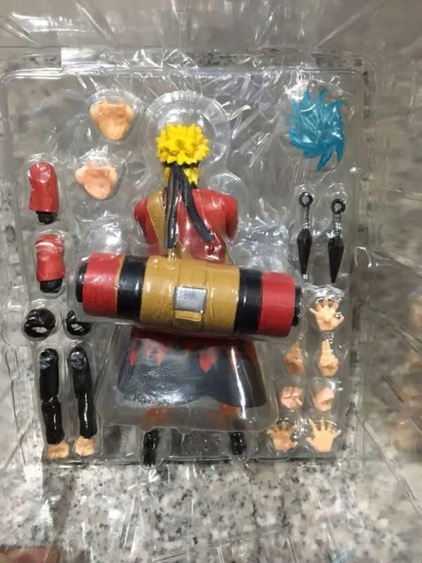 Figurka Naruto Uzumaki z zabezpieczeniem 15 cm kolekcjonerska postać z anime Naruto z podstawą i detalicznym wykonaniem - obrazek 9