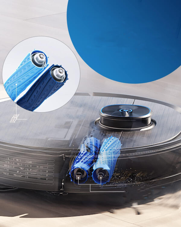 Robot odkurzający z funkcją mycia podłogi ECOVACS T9 AIVI, 5200mAh, Używany - obrazek 8