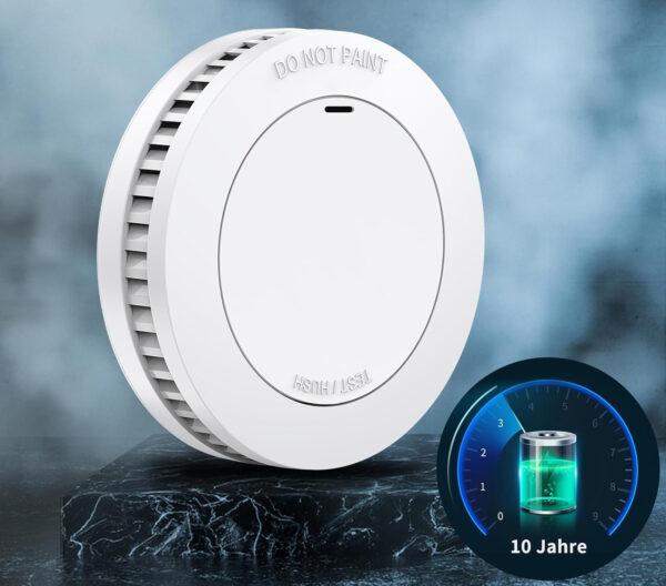 Czujnik Dymu XINDUM SM01, 6 szt., TÜV, Mocowanie Magnetyczne, 1600 mAh Używany - obrazek 4