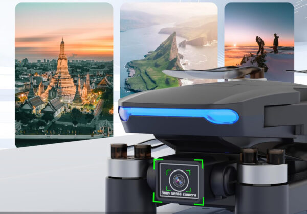 Powystawowy Dron FPV Toladrone TD31 5G WiFi 4K 200 metrów z kamerą HD i zdalnym sterowaniem do zdjęć lotniczych i nagrań - obrazek 3
