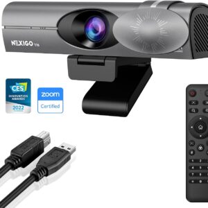 Kamera internetowa NexiGo Iris 4K AI z czujnikiem Sony 1/1,8", pamięć flash