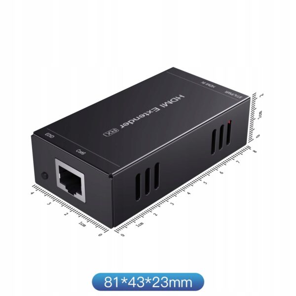 Odbiornik przedłużacza PWAYTEK 1080p@60Hz, do 50m, obsługa EDID i POC - obrazek 4