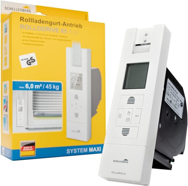 Napęd elektryczny do nawijania taśmy Schellenberg, IP67, 230 W, 23 mm