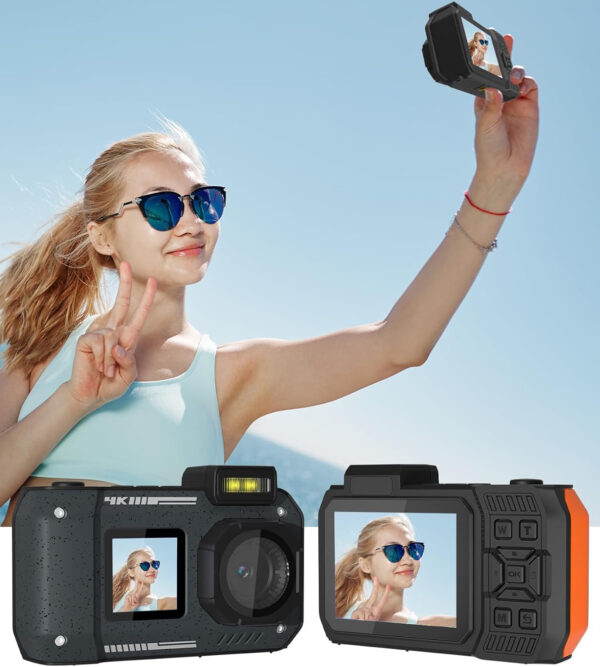 Kamera podwodna MOREXIMI D50 4K 65 MP kamera wodoodporna nurkowanie - obrazek 6