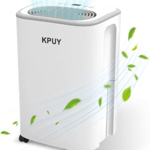Osuszacz powietrza KPUY 12 l, wyświetlacz wilgotności, timer 24, biały