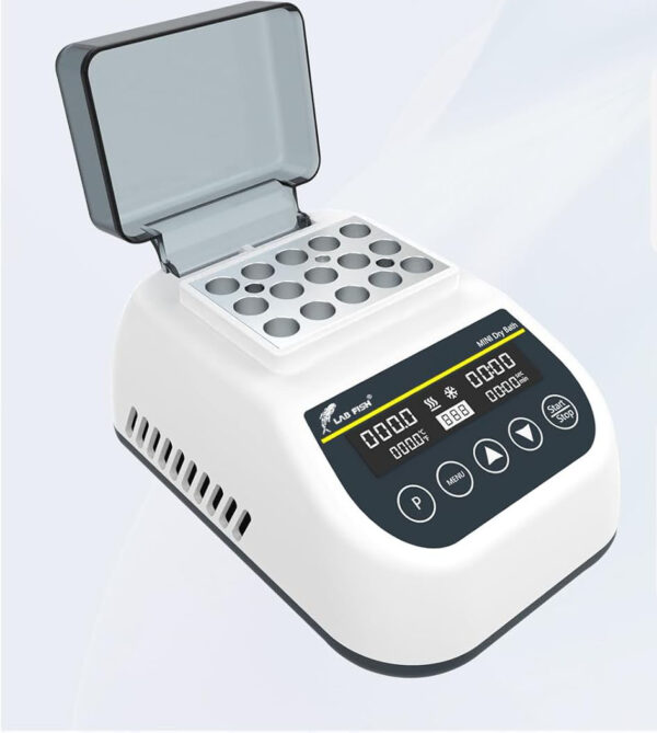 Inkubator blokowy LABFISH MDB100C z termostatem 15x3 ml cyfrowy podgrzewacz do probówek - obrazek 3