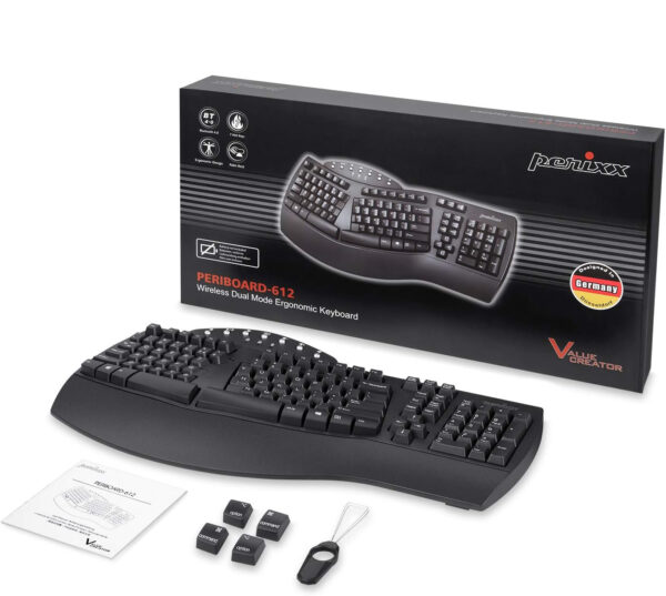Klawiatura bezprzewodowa Perixx, PERIBOARD-612, Bluetooth - obrazek 4