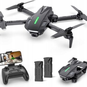 Mini dron DEERC D70 z kamerą HD 1080P dla dzieci i dorosłych, 2 baterie