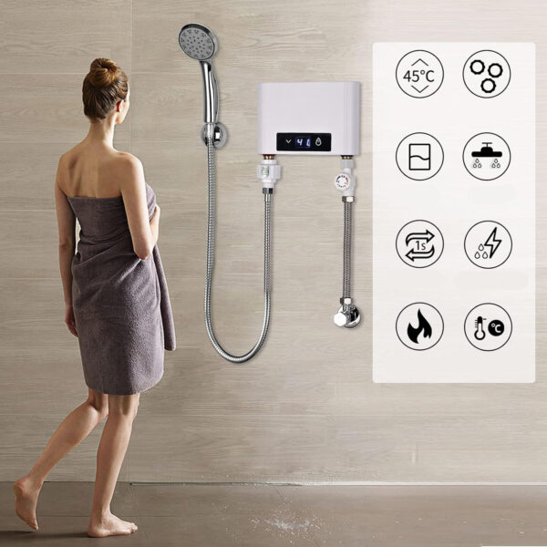 POWYSTAWOWY Podgrzewacz wody CEIEVER mini 220V 5500W natychmiastowy - obrazek 6