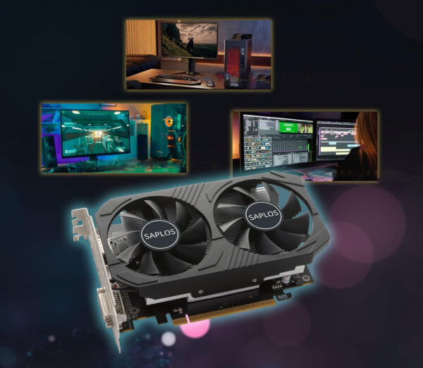 Używana Karta graficzna QTHREE SAPLOS Radeon RX 560 4GB GDDR5, DP/HDMI/DVI - obrazek 2
