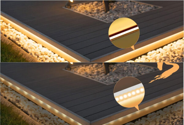 Pasek neonowy LED Lamomo WWSDE20M 20 m, barwa ciepła biała, 24V, Używany - obrazek 7
