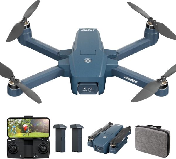 UŻYWANY Dron X-IMVNLEI X15 YNMY15P z 2 kamerami, 40km/h, WIFI 5 GHz, FPV