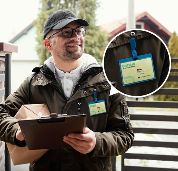 Wideodomofon BOTSLAB 5MP Bez opłat 360° widok 150 dni pracy na baterii - obrazek 6