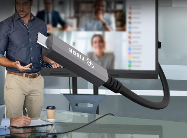 Kabel USB-C FIBBR 10m, 10Gbps, 60W PD, do VR, laptopa, kamery - obrazek 5