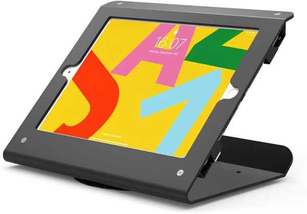Stojak Beelta na iPad do 10,2" obrotowy 360° antykradzieżowy czarny
