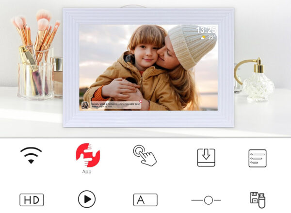 Ramka cyfrowa WiFi Golony G-001 10.1" IPS 1280x800 32GB dotykowa Frameo - obrazek 5
