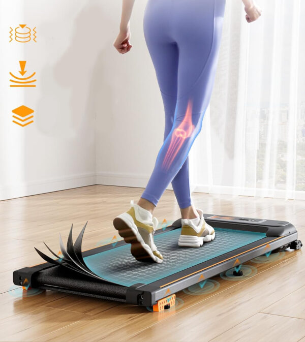Bieżnia Walking Pad 3860, silnik 2.5 HP, prędkość 1-6 km/h, LCD, Bluetooth - obrazek 6