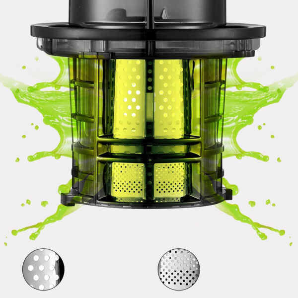 Wyciskarka AOBOSI, 200 W, 60 dB, funkcja cofania, Powystawowy - obrazek 5
