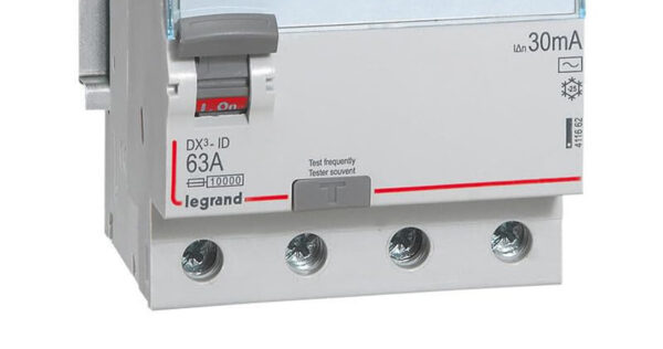 Włącznik różnicowoprądowy LEGRAND BP 30076 DX³-ID 4P 400V typ AC 30mA 63A - obrazek 3
