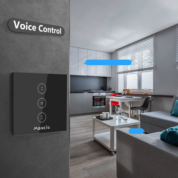 Przełącznik rolet okiennych Maxcio, 10 A, 220 V, WiFi, zestaw 4 szt. - obrazek 4