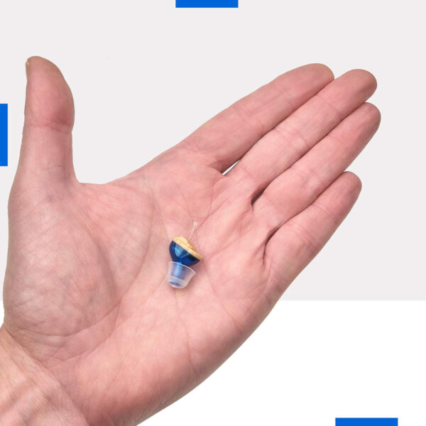 Miniwzmacniacz MEDca MZ-45 do lewego ucha z redukcją szumów niebieski - obrazek 4