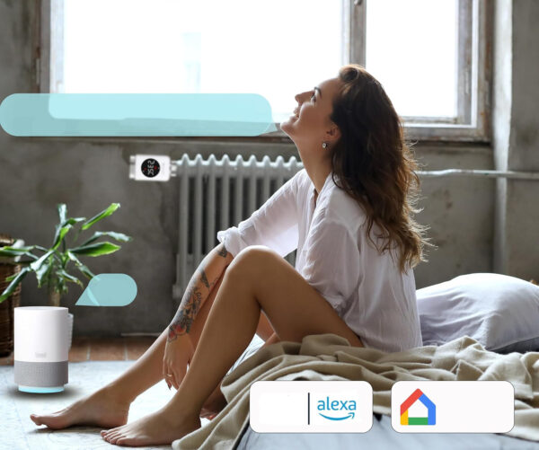 Termostat SALCAR do grzejnika WiFi zgodny z Alexa Google bez bramki - obrazek 7