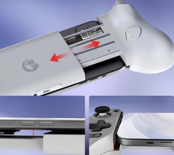 Kontroler GameSir G8 Galileo typ C do iPhone 15 i HarmonyOS z joystickami - obrazek 5