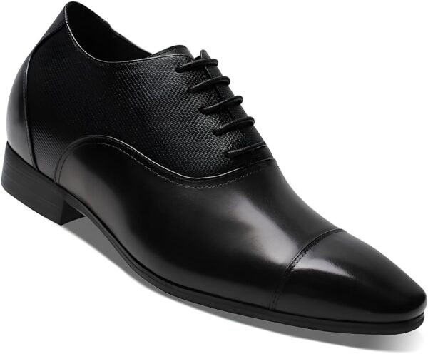 Buty męskie CHAMARIPA wykonane ze skóry naturalnej w rozmiarze 39 - obrazek 3