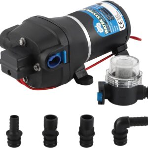 Automatyczna pompa wodna Mxmoonant 12,5 l/min, 12 V, 2,4 bar, 95 W, MX-35
