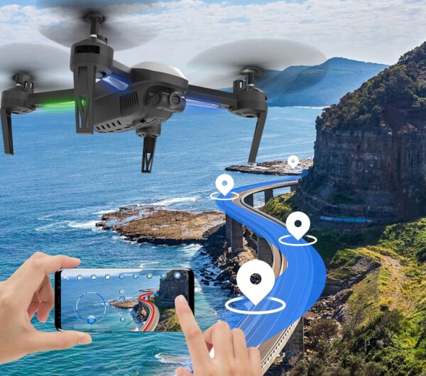 Dron Wipkviey T6 DETECTIVE Quadcopter z kamerą HD 1080P i 2 bateriami - obrazek 6