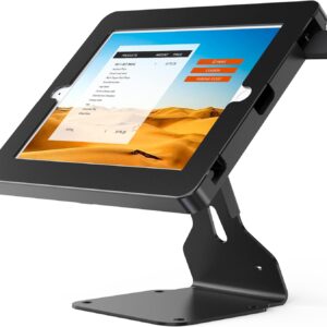 Stojak POS na tablet zgodny z iPad 10.2" Gen 7 8 9, obrotowy, zamykany