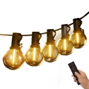 Yuucio LED string lights, G40, 75+2 plastikowe żarówki, 45 metrów, Używany