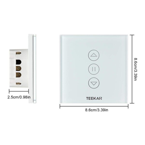 Smart switch do rolet TEEKAR WIFI kompatybilny z Alexa i Google 4 szt. - obrazek 2