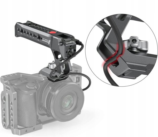 Górny uchwyt SmallRig NATO 3322-CF lekki i wytrzymały uchwyt do kamer i sprzętu filmowego - obrazek 3