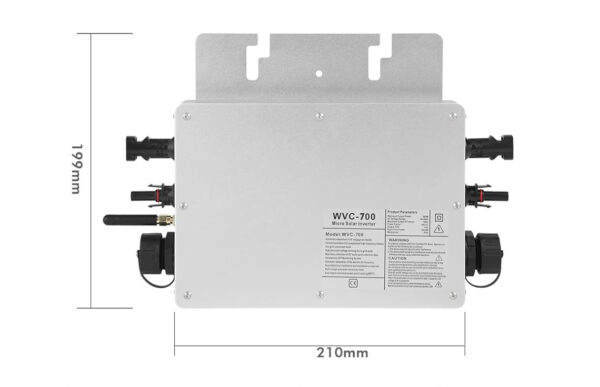 POWYSTAWOWY Mikroinwerter sieciowy MPPT Ailao WVC-700W-Life, WiFi - obrazek 3