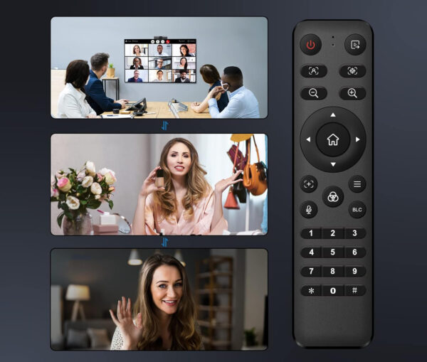 Kamera internetowa NexiGo Iris 4K AI z czujnikiem Sony 1/1,8", pamięć flash - obrazek 2