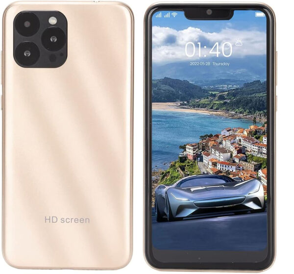 Smartfon Bewinner IP13 Pro Max, 6.1'', 3GB RAM, 32GB ROM, 2800 mAh, złoty - obrazek 2