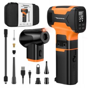 Bezprzewodowa pompka do opon samochodowych 160PSI 3 w 1 z baterią 7500 mAh