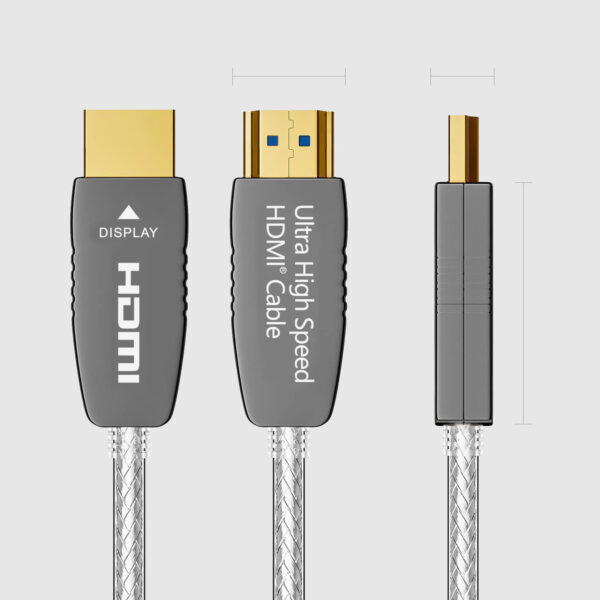 Kabel HDMI RUIPRO 8K 15m, 48Gbps, eARC, HDR, światłowodowy, TV, projektor - obrazek 6