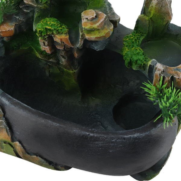 Stołowy wodospad Bonsai Feng Shui RESTEQ z oświetleniem i mgłą - obrazek 8