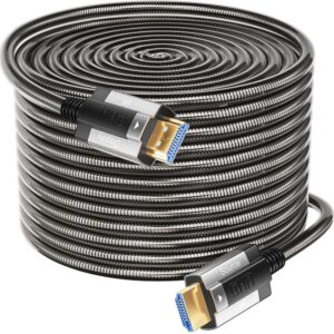 Kabel HDMI Siwket 8K, 15 m, HDMI 2.1, 48 Gbps, HDCP 2.2 & 2.3, czarny