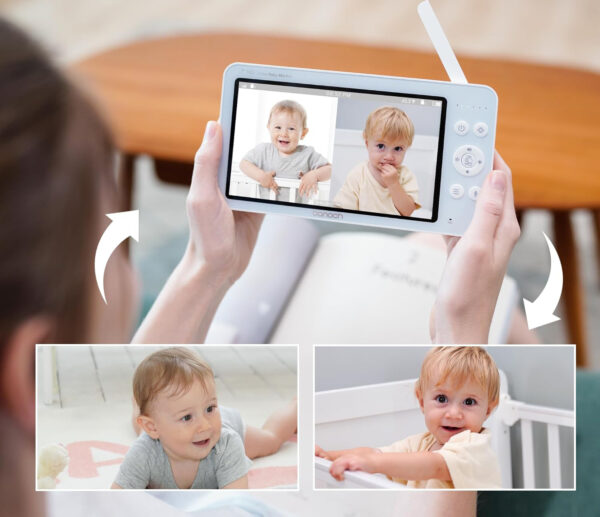 Kamera bonoch BBM01/BBM03/BBM05, Niania Elektroniczna, 720p, Zoom 4X Używany - obrazek 7