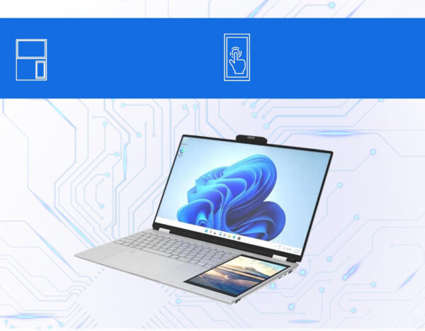 NIE ZESTAW Laptop Thunderb z podwójnym ekranem 15.6" i 7", 16GB RAM - obrazek 5
