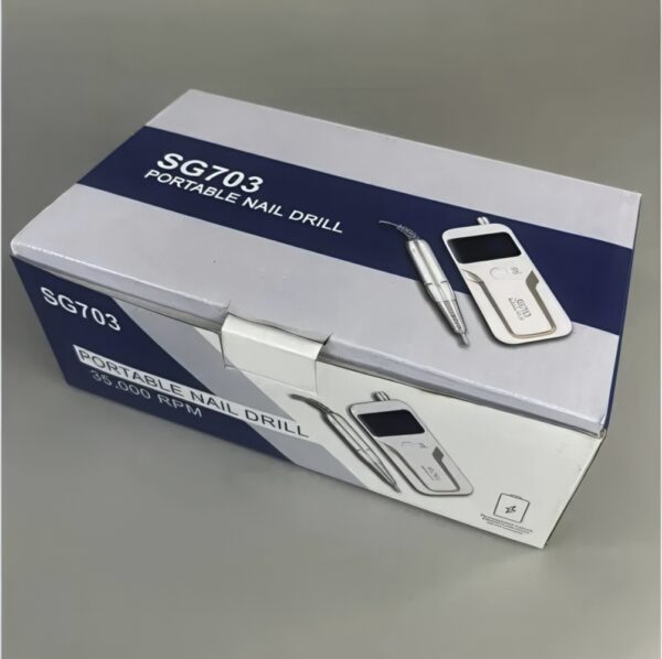 Akumulatorowy frez do paznokci Nail Drill SG-703 35.000 obrotów/min - obrazek 2