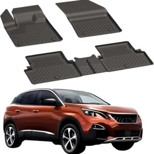 Dywaniki samochodowe SAHLER do Peugeot 3008 2016-23 4.5D premium TPE czarna