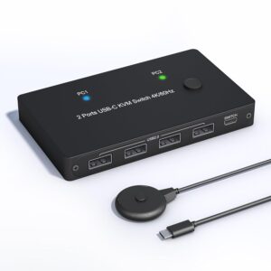 Kontroler KVM 2 Ports USB-C KVM Switch 4K/60Hz, USB-C/HDMI