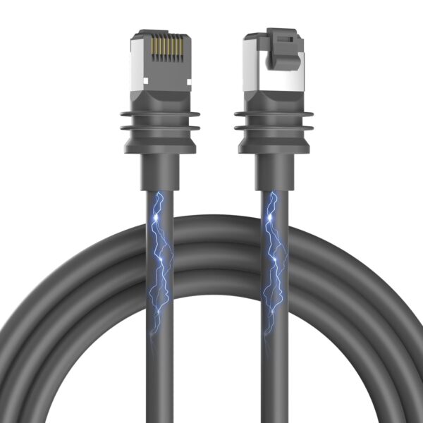 Kabel Starlink Gen 3 75FT/23M, Ethernet, wodoodporny, szary