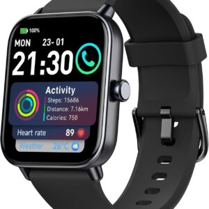 Smartwatch AEAC IDW19, 1,8-calowy, 110 trybów, IP68, czarny